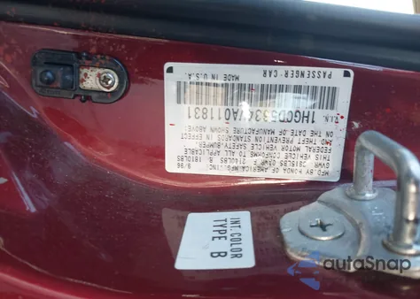 1997 Honda Accord Lx from USA, damaged, VIN 1HGCD5634VA011831